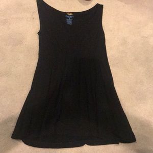 Black baby doll style tank top